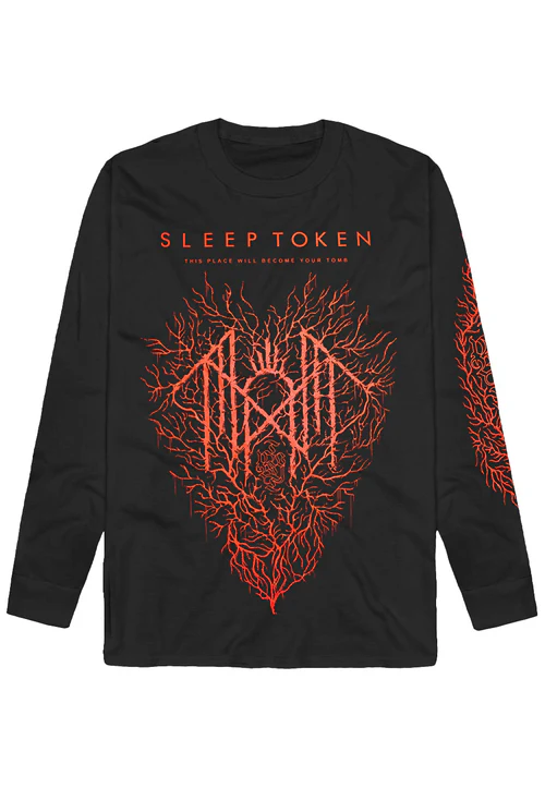 Sleep Token - Red Coral Heart - Longsleeve