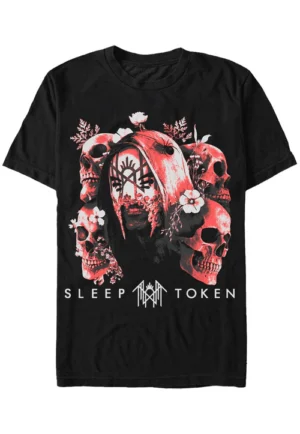 Sleep Token - Skulls And Flowers - T-Shirt