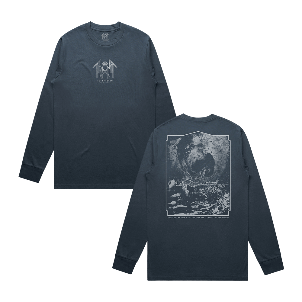 The Sky Above Longsleeve Petrol Blue