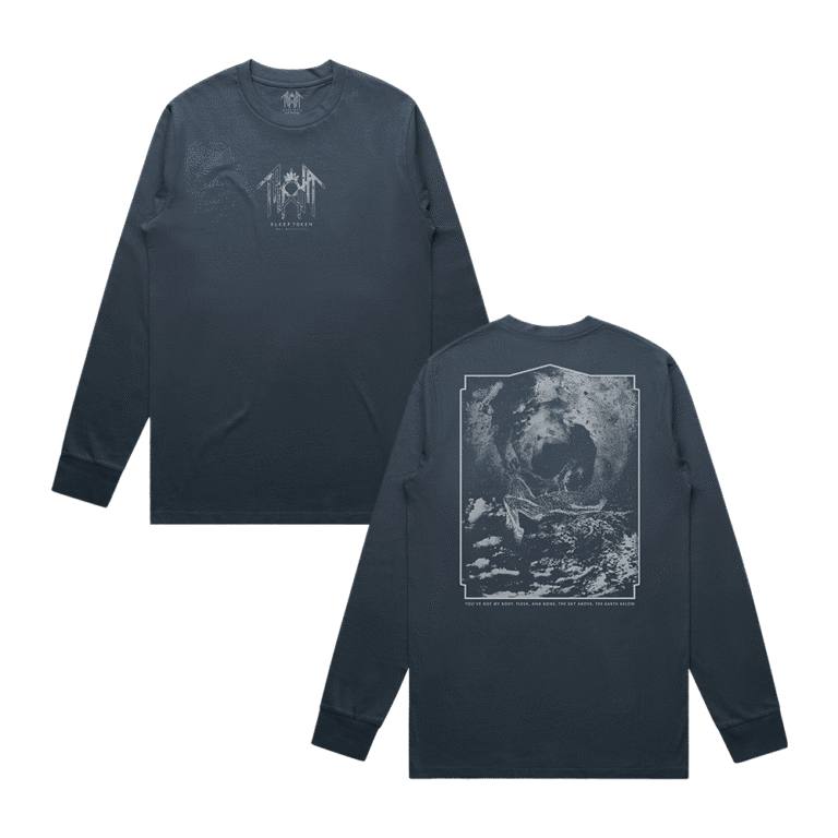 The Sky Above Longsleeve – Petrol Blue-Sleep Token Sweatshirt