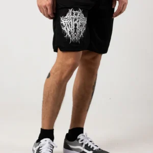 Sleep Token Death Metal Logo Shorts