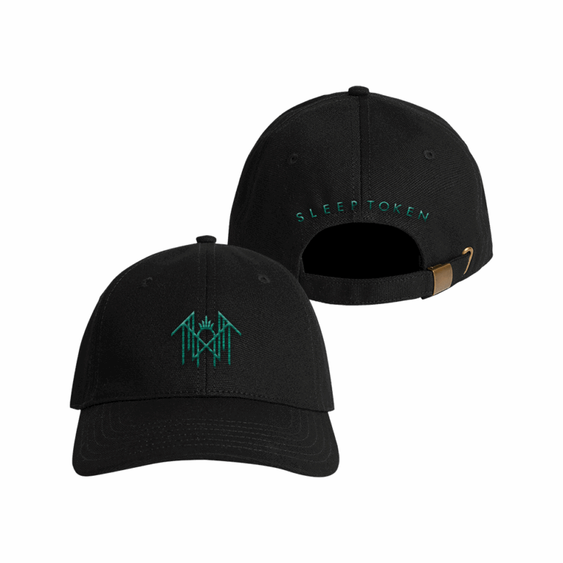 Embroidered Emblem Cap Green Black