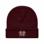 Embroidered ST Logo Beanie – Burgundy