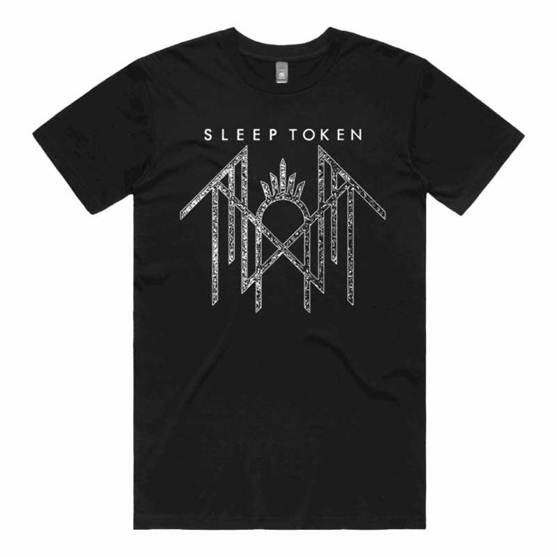 Liquid Metal Emblem Tee – Black