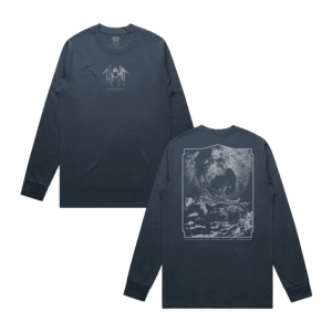 The Sky Above Longsleeve – Petrol Blue