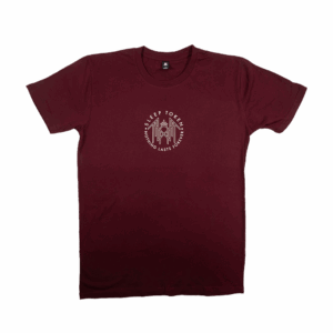 Nothing Lasts Forever Tee – Burgundy